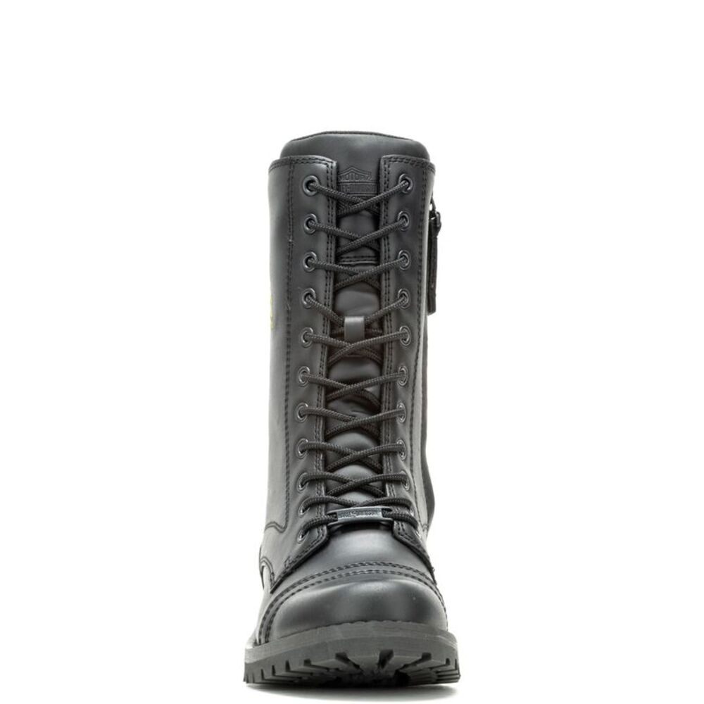 Harley-Davidson Womens Walsen 8" Electric Black Boots (NWT) - Picture 4 of 7